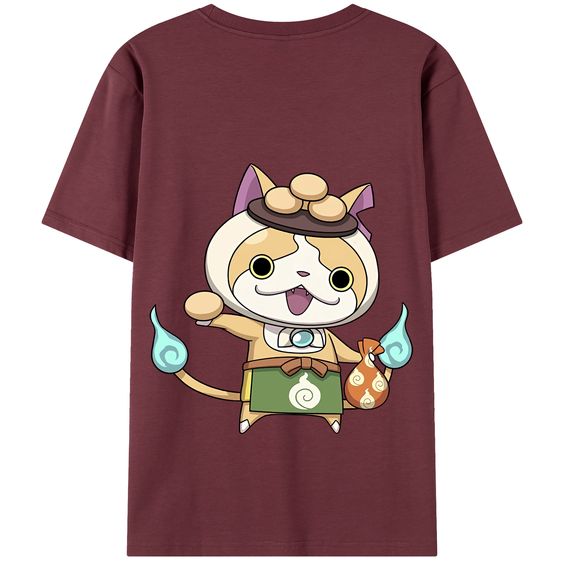 （画像用） 妖怪ウォッチ Yo-kai Watch 綿100％半袖Tシャツ（背面プリント）